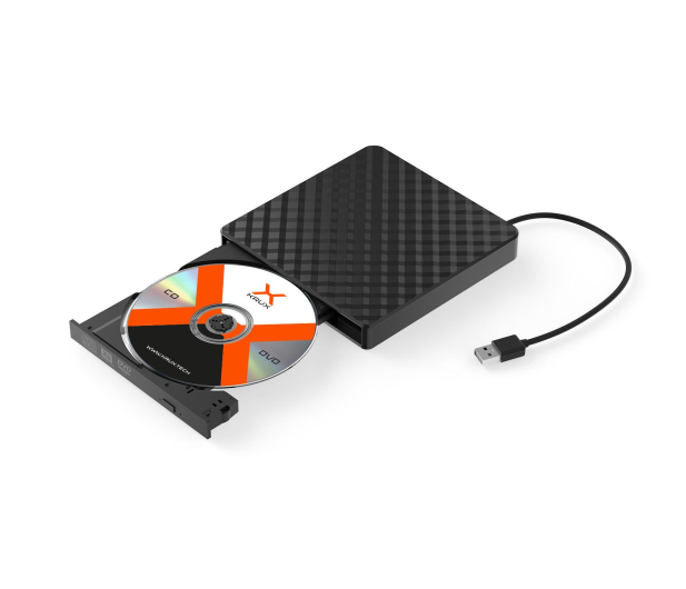 KRUX DVD PORTABLE DRIVE Czarny - 636618 - zdjęcie 2